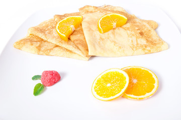 Crêpes à l'orange