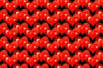 geschenkpapier,herzen