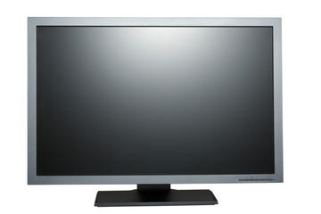 black tft flat monitor