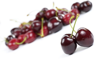 Fresh and tasty cherries