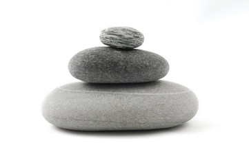 Fototapeta na wymiar Grey zen stones