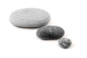 Fototapeta na wymiar Grey zen stones