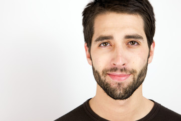 Fototapeta premium A Happy Young Man looking at the camera caucasian