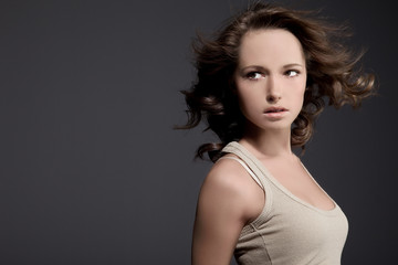 Fototapeta premium Young beauty woman