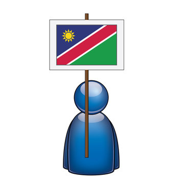 Pancarta Namibia