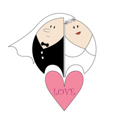 Vector symbol of wedding