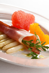 Bacon with vegetables