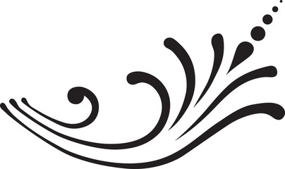 Abstract floral design.