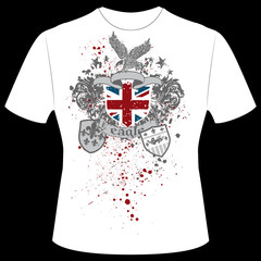 T-Shirt Druck Adler