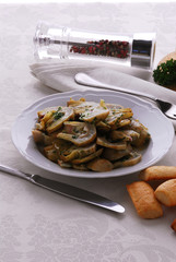 Carciofi in padella - Contorni