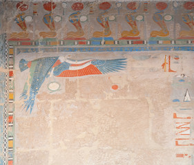 decor at the Hatshepsut Temple