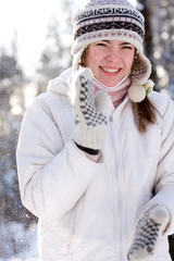 Obraz premium girl shake themselves