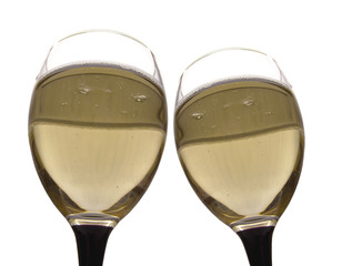 Fougeres with champagne or sparkling wine.