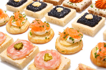 Saumon fumé, oeufs de Lompe