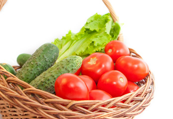 vegetables in a basket