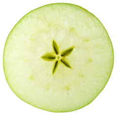 Macro food collection - Green apple slice