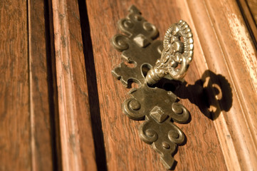 Key and lock conceptual image.