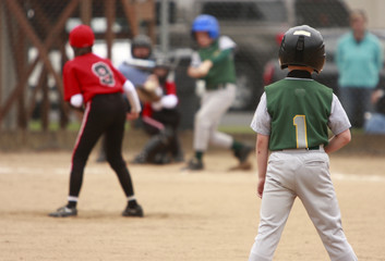 Fototapeta premium batter about to hit a pitch during a baseball game