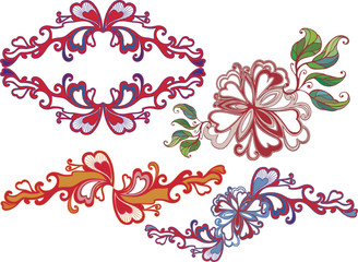 valentines day design elements