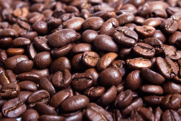 Background coffee beans.