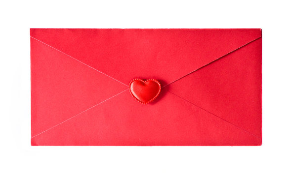 Red Envelope Is Sealed By A Heart