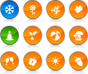 Seasons  icons.