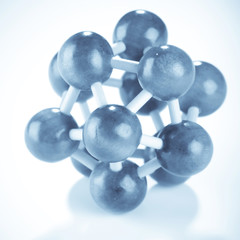 Wood molecular background.