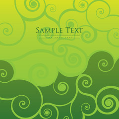 creative green background