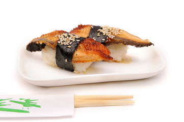 sushi with eel