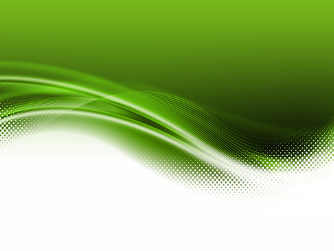 Volute et vague verte