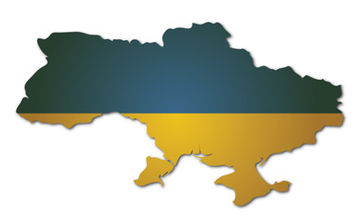 ukraine vintage map