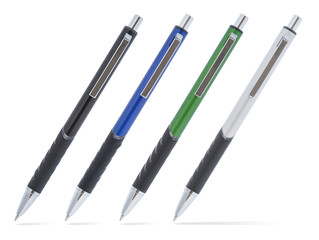 Black Pen. Blue Pen. Green Pen. Silver (Grey) Pen