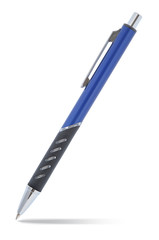 Blue ball point pen