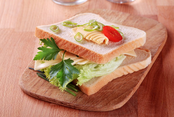 Cheese sandwich