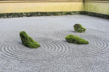 Japanese Zen Sand Garden