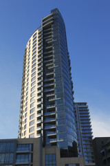Obraz premium New high rises apartments Portland Oregon.