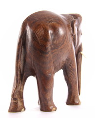 Elephant en bois de rose