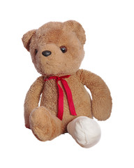 Teddy mit Verband