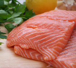 Frischer Lachs