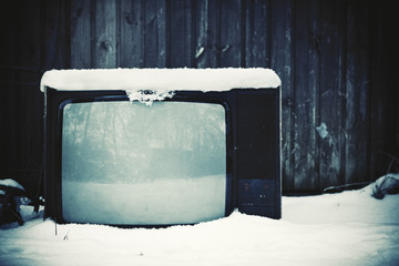 Old useless TV concept