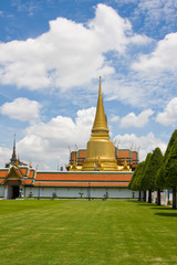 Naklejka premium Thailand, Bangkok.The temple in the Grand palace area.