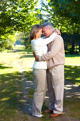 Fototapeta premium elderly seniors couple