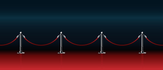 red honorable path for award ceremonies