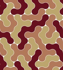 Seamless vector texture with abstract elements