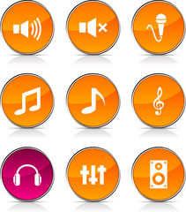 Audio  icons.