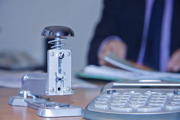 stapler in the office