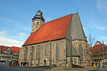 Fototapeta premium St.-Blasius-Kirche in Hannoversch Münden