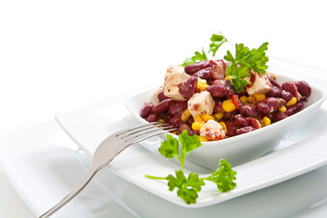 kidneybohnensalat mit feta