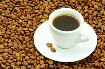cup with coffee