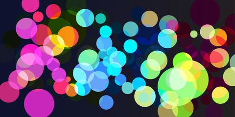 Colorful spot light background